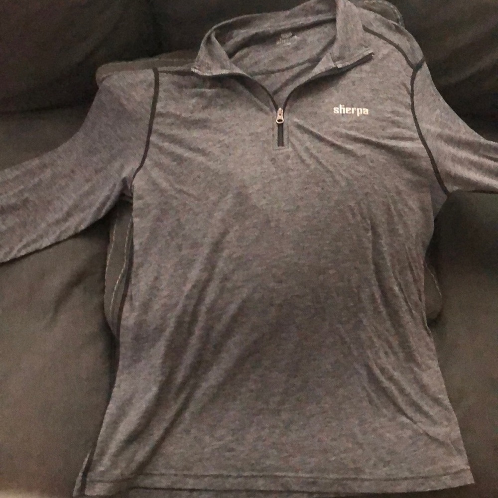 Sherpa outdoor 1/4 Grey pullover men’s xl